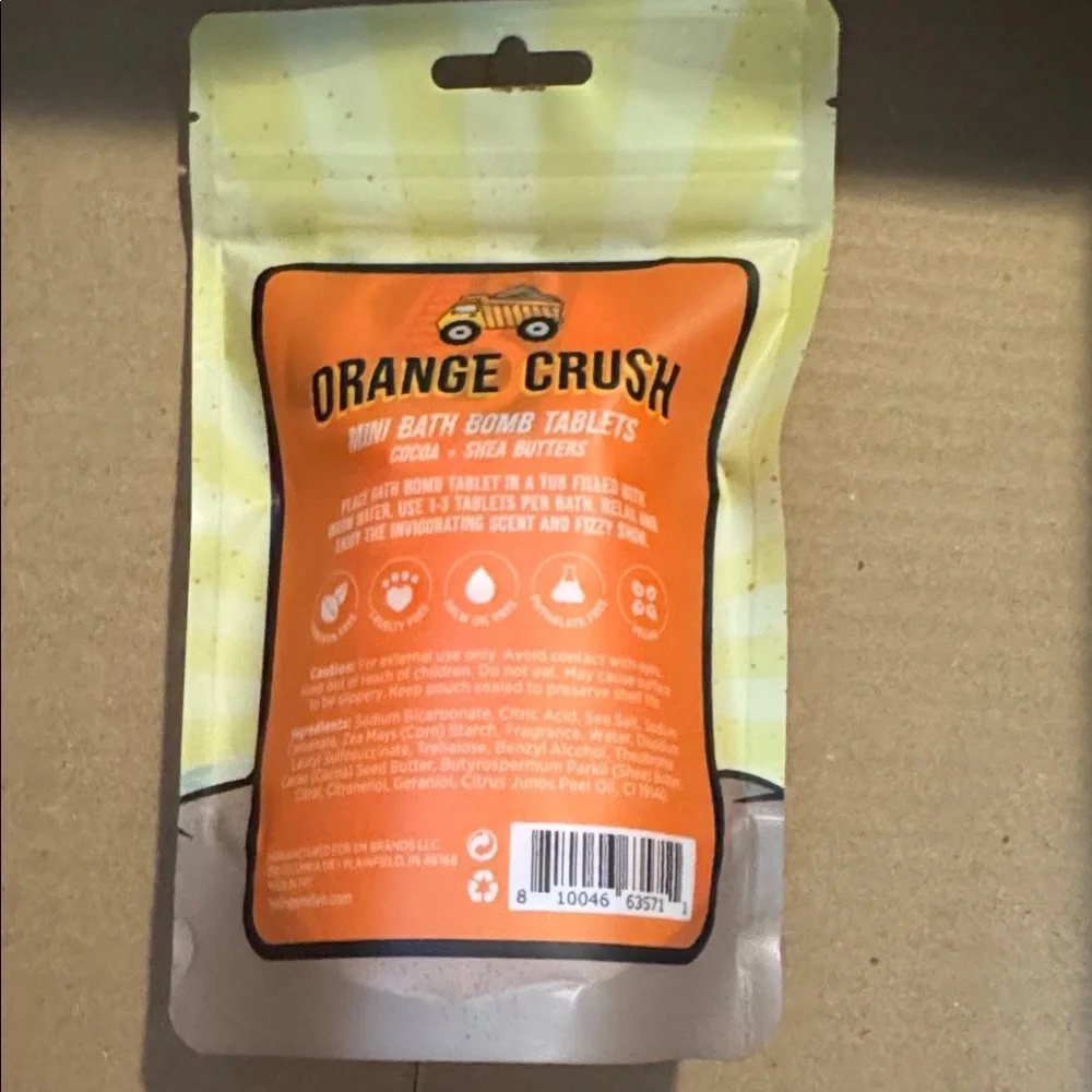Feeling Smitten Orange Crush Mini Bath Bomb Tablets